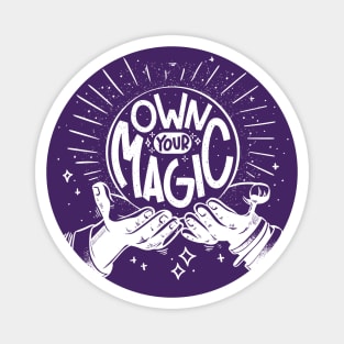 Own Your Magic // Vintage Mystical Crystal Ball Magnet